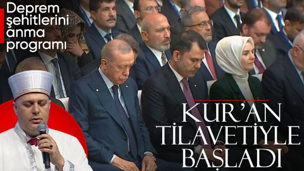 adiyamanda bir oluruz anma programinda deprem sehitleri icin kuran tilaveti MvBlt8Gj