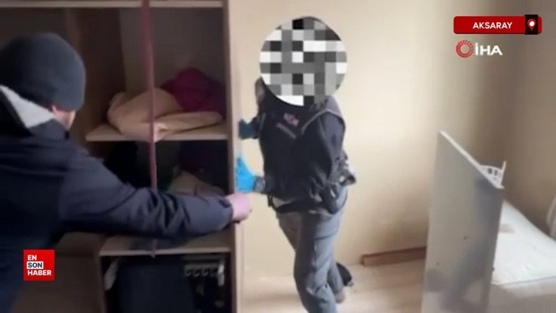 aksarayda kacakcilarin dolap arkasindaki gizli gecidi imalathaneye cikti lLeTg2QO