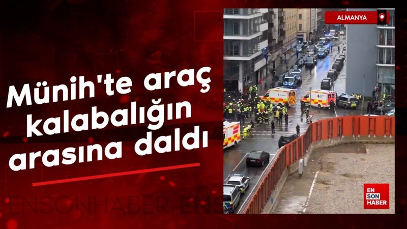 almanya munihte arac kalabaligin arasina daldi mRB4S9YF