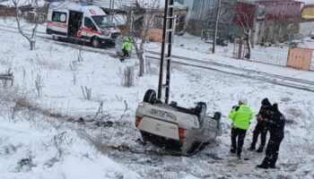 amasyada hastane yolunda kaza yaptilar 3 yarali 3KEaMzwh