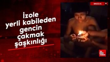 amazonda izole yerli kabileden bir gencin cakmak saskinligi yOng4had