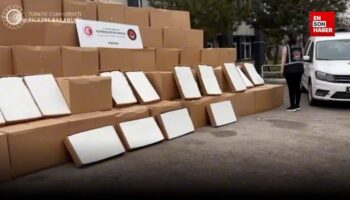 ankara ve sakaryada toplam 382 milyon liralik kacak sigara ele gecti XlK1yemV