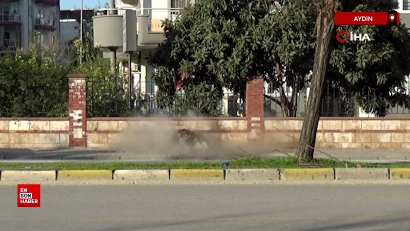 aydinda funye ile patlatilan supheli canta bos cikti gtB2TBgM