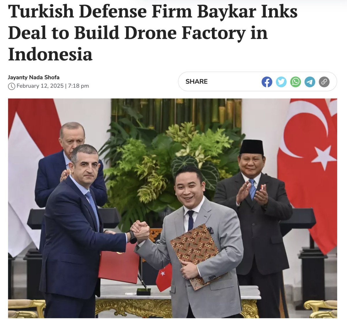 bayraktar tb3 icin ilk ihracat anlasmasi endonezya 60 adet satin alacak 0 nMj471LY