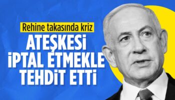 binyamin netanyahu hamas rehineleri serbest birakmazsa ateskes sona erecek j8vHO53q