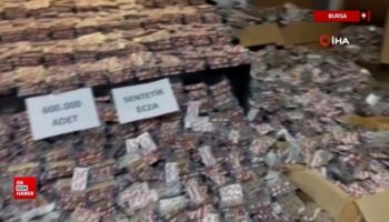 bursada narkotik polisinden rekor600 bin hap ele gecirildi GnsMLVaz
