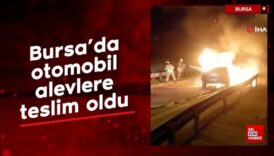 bursada otomobil alevlere teslim oldu EVVm65EN