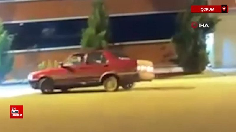 corumda cadde ortasinda drift atti cezasi agir oldu EOgiewPT