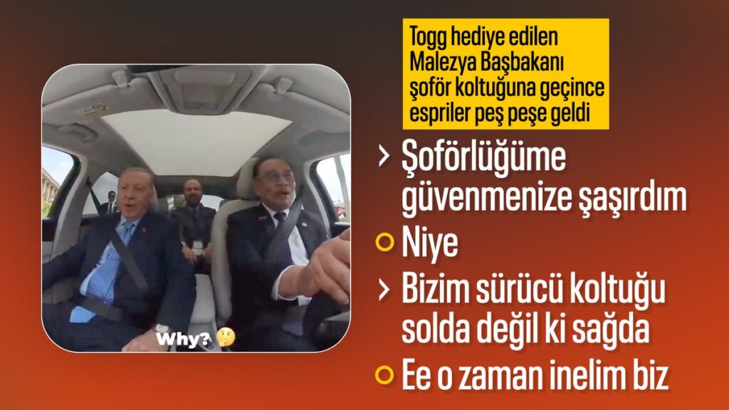 cumhurbaskani erdogan ile malezya basbakani arasinda renkli togg diyalogu j2sLLcBb