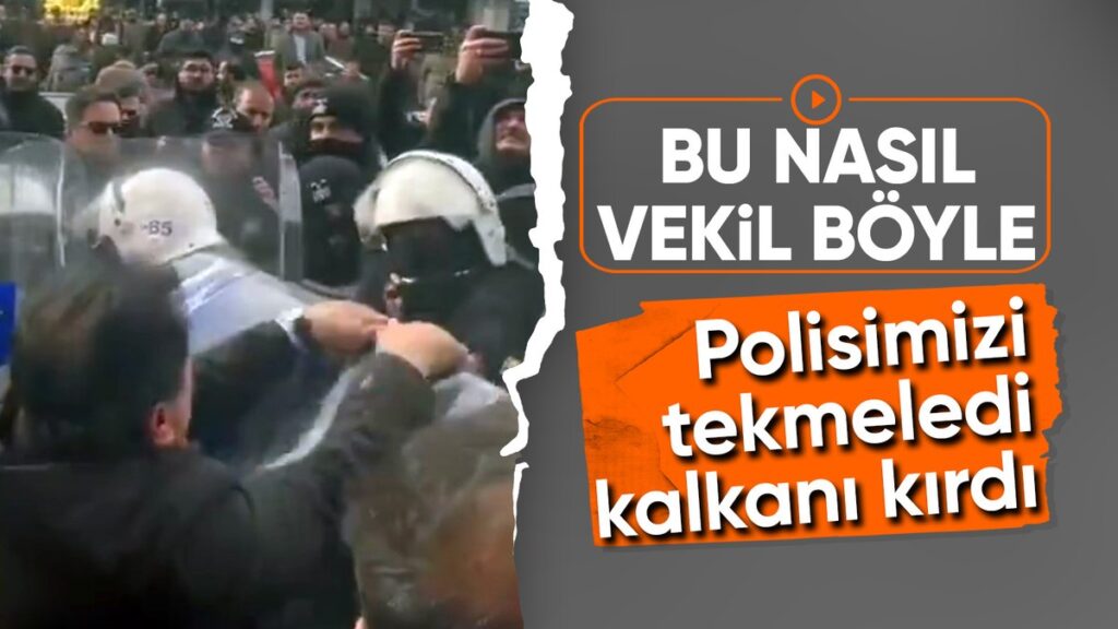 dem parti van milletvekili mahmut dindardan polis ekiplerine saldiri Zv9aLtSn