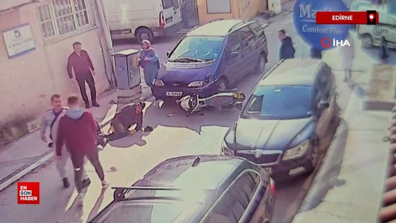 edirnede motosiklet otomobille carpisti 2 yarali PQkSM3Tj