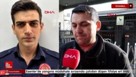 esenlerde yangina mudahale sirasinda catidan dusen itfaiye eri oldu eRnlDrEO
