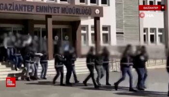 gaziantepte silahli suc orgutune operasyon 23 gozalti EgELmYAV