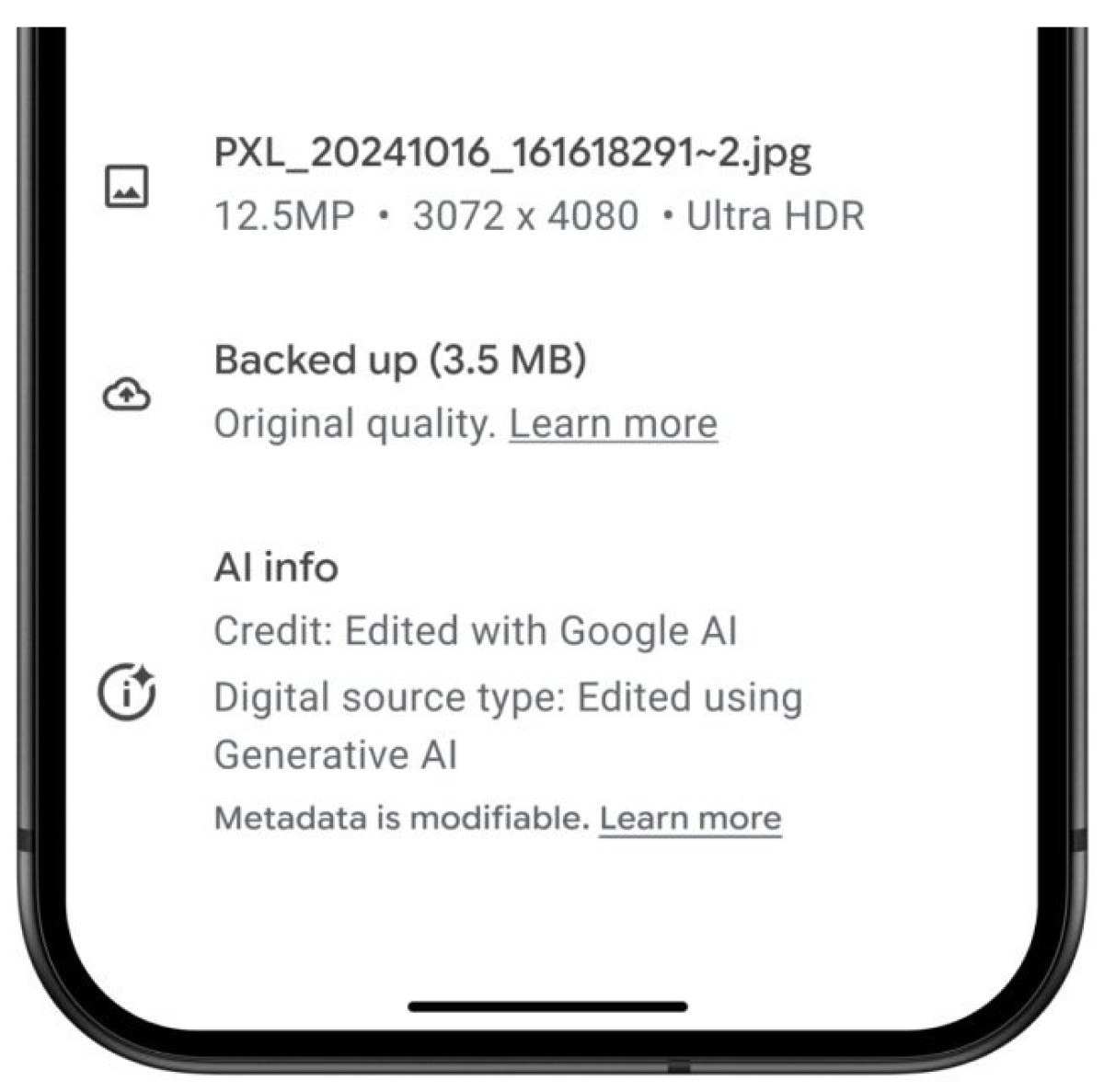 Google Fotoğraflar artık yapay zeka ile oluşturulan görselleri etiketliyor 1 google fotograflar artik yapay zeka ile olusturulan gorselleri etiketliyor 0 4GPsqQEk