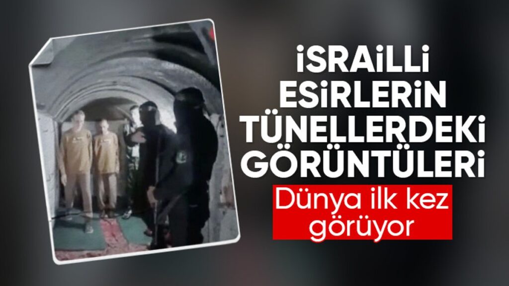 hamas serbest birakilan israilli esirlerin tuneldeki goruntulerini paylasti 98ShdKrA