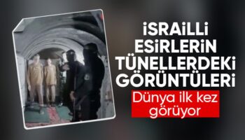 hamas serbest birakilan israilli esirlerin tuneldeki goruntulerini paylasti 98ShdKrA
