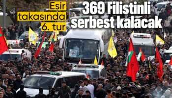 hamas ve israil arasinda esir takasinin 6 turu 369 filistinli serbest kalacak vUKpqHan