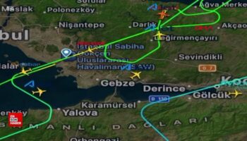 istanbul sabiha gokcende gorus mesafesi dustu ucus trafigi aksadi X7Si6Blw