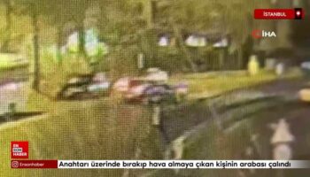 istanbulda anahtari uzerinde birakip hava almaya cikan kisinin arabasi calindi w23vaVWy