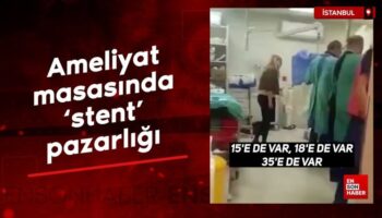 istanbulda bir ozel hastanede muhasebeci ameliyat masasinda stent pazarligi yapti 74wfNOfT