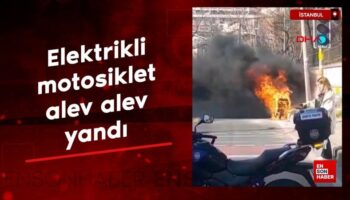 istanbulda elektrikli motosiklet alev alev yandi aiaxUmML