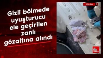 istanbulda gizli bolmede uyusturucu ele gecirilen zanli gozaltina alindi VCvAzb1n