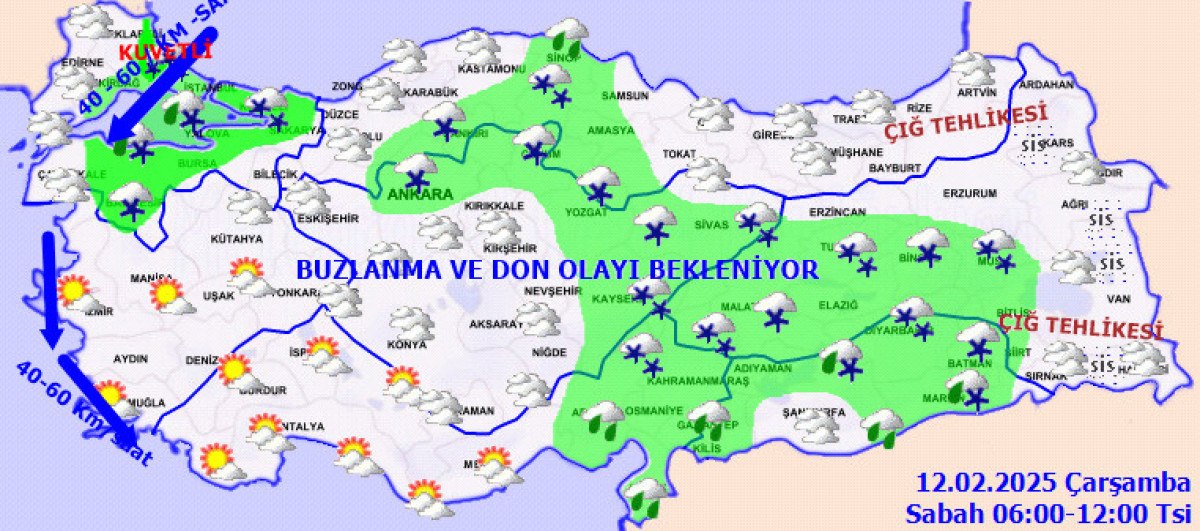 istanbulda kar etkisini bugun artiracak 1 Gj5npAlj