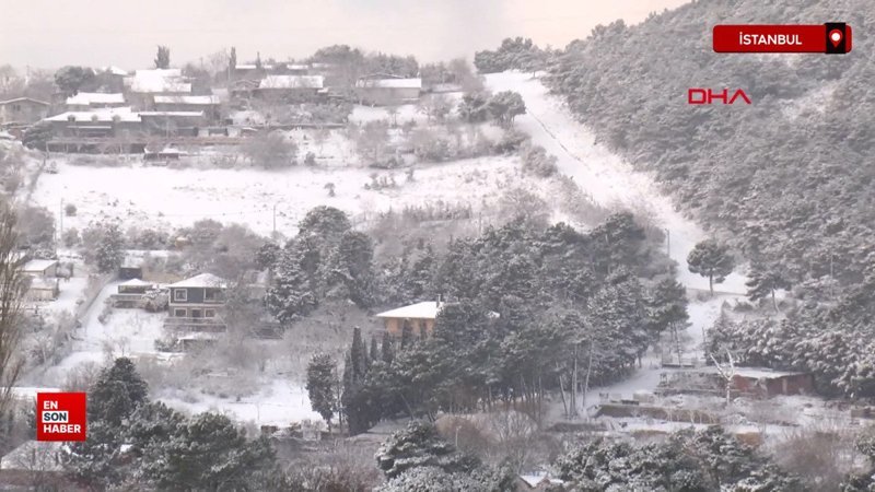 istanbulda kar kalinligi yuksek kesimlerde yaklasik 10 santimetreye ulasti