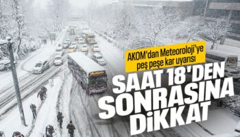 istanbulda kar yagisi uyarisi meteoroloji ve akom aksam saatlerine dikkat cekti 11RHciLI