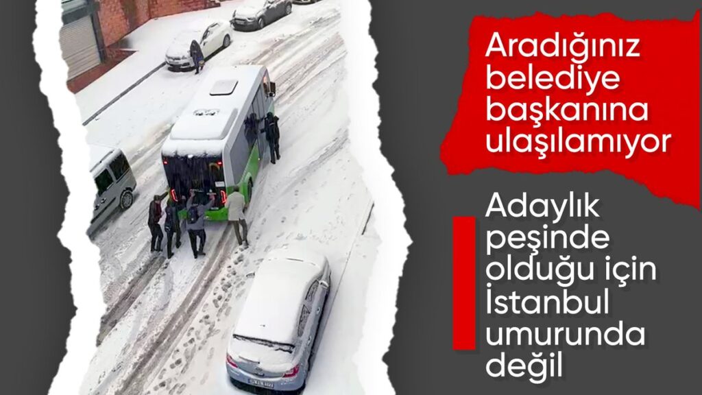 istanbulda kar yagisinin etkisiyle kazalar yasandi vatandaslar ibbye tepki gosterdi 1InDyAfN