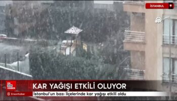 istanbulun bazi ilcelerinde kar yagisi etkili oldu gv4ZM2jQ