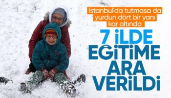 kar yagisi nedeniyle egitime ara verilen iller C8dqXOjL