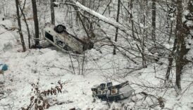 karabukte otomobil sarampole devrildi YyY6aOSP