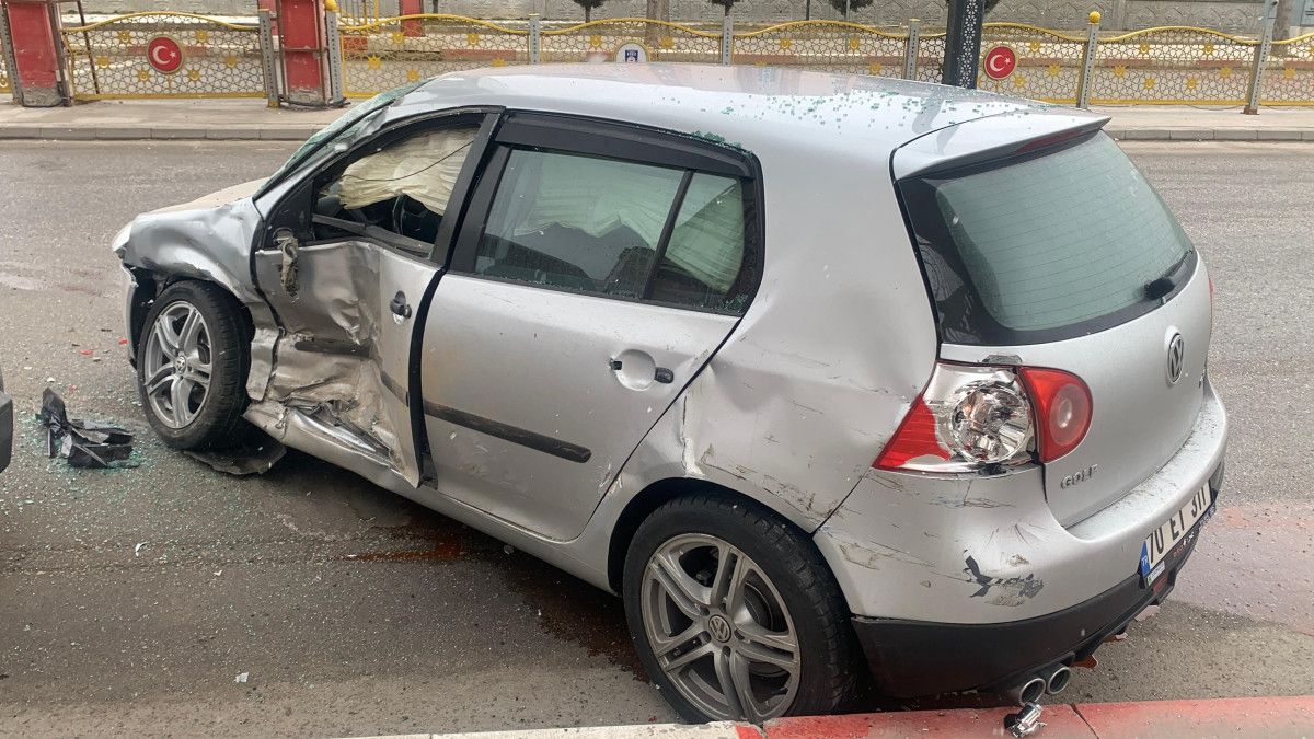 karamanda gizli buzlanma kazaya yol acti 1 yarali 1