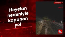kastamonuda heyelan sahil yolu ulasima kapandi SxHnEMSn