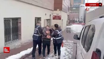 kayseride aranan sahis halilarin arkasinda saklanirken yakalandi 1FxtMTO1