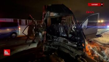 kayseride is makinesi ile hafif ticari arac carpisti VxlVAIrq