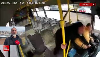 kocaelide sofor bayildi otobusu yolcu durdurdu 9k6PDqhl