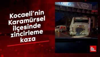 kocaelinin karamursel ilcesinde zincirleme kaza yMFaBnGH