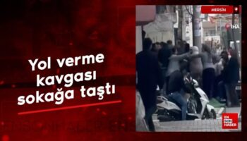 mersinde yol verme kavgasi sokaga tasti ZiuIcRsT