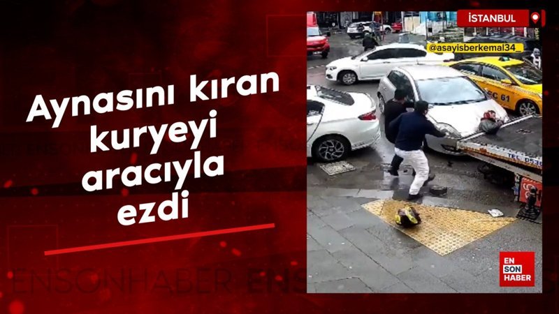 pendikte aynasini kiran kuryeyi araciyla ezdi DQIRlMZR