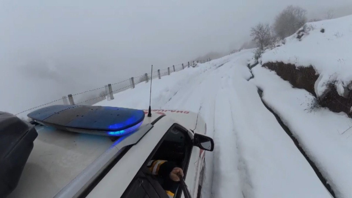 samsunda atesi cikan bebek icin saglik ekipleri karli yollari asti 0 2RJgf4V3