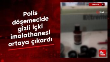samsunda polis dosemecide gizli icki imalathanesi ortaya cikardi jeyDBudw