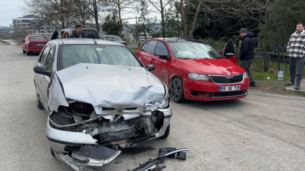 samsunda siklikla kazalarin oldugu caddede yine kaza 1 yarali rWf2hZYF