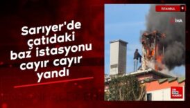 sariyerde catidaki baz istasyonu cayir cayir yandi V58AvXUQ