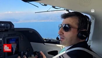 selcuk bayraktar piaggio p180nin pilot koltuguna oturdu ZaZ5StC7