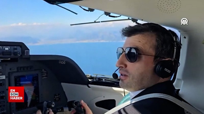 selcuk bayraktar piaggio p180nin pilot koltuguna oturdu ZaZ5StC7