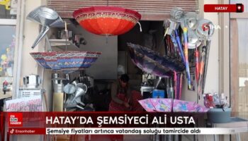 semsiye fiyatlari artinca hatayda vatandas solugu tamircide aldi FZhkafW2
