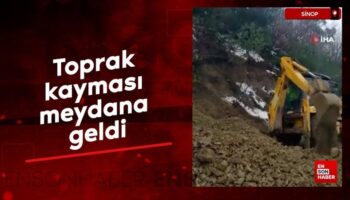 sinopta toprak kaymasi koy yolu ulasima kapandi qlapghND