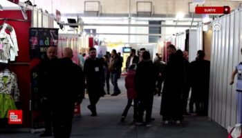 suriyede duzenlenen ilk fuar buyuk ilgi gordu wVtspONV